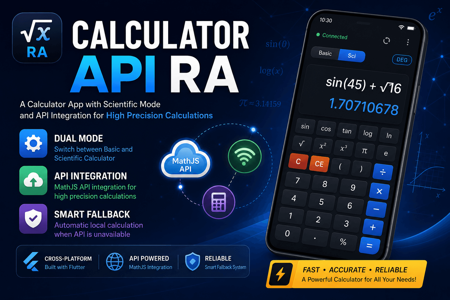 Building a Scientific Calculator with API Integration in Flutter